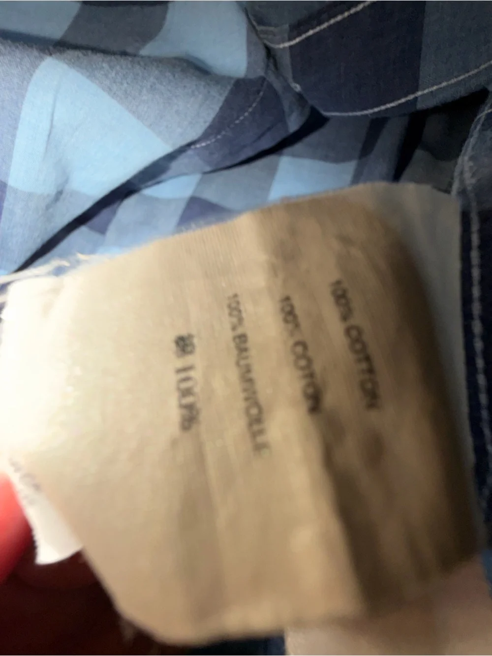 J.Crew Slim Fit Blue Check Shirt - Men's Medium